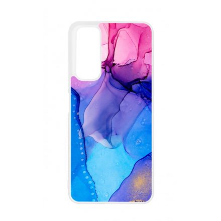 Blue Pink Gradient Ink kek rozsaszin marvanyos Huawei P Smart (2021) tok