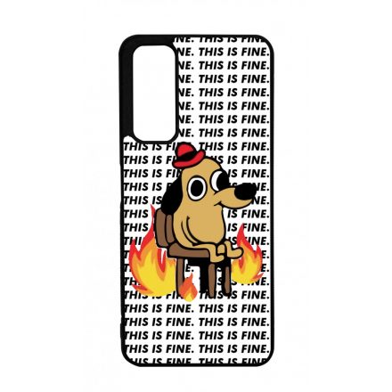 This is fine DOG kutyas meme Huawei P Smart (2021) tok