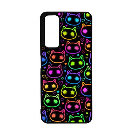 Halloween Macskak - Colored Huawei P Smart (2021) tok