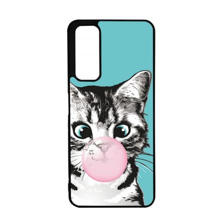 Bubble Cat - cica mintás Huawei P Smart (2021) tok