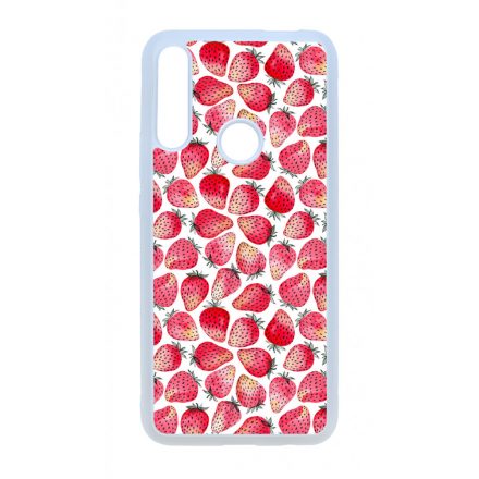 Strawberry BOOM - Eper mintás Huawei P Smart Z tok