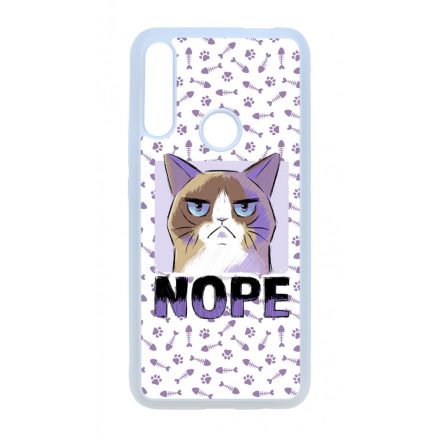 NOPE Cat Antisocial Antiszocialis Meno Trendi Huawei P Smart Z tok