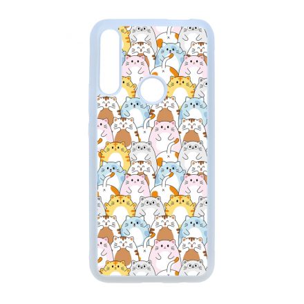 Tündéri Kawaii cica mintás Huawei P Smart Z tok