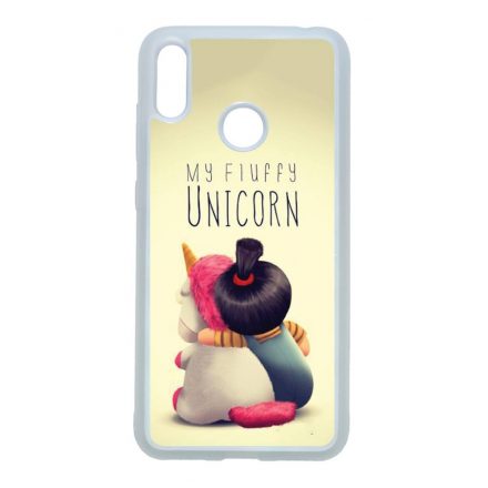 agnes unikornis gru my fluffy unicorn Huawei Y7 2019 átlátszó tok