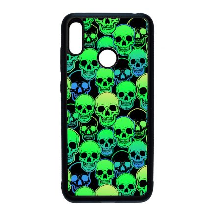 Green Skulls - Halloween Huawei Y7 2019 tok