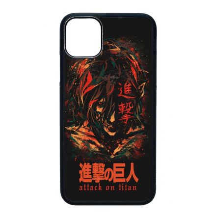 Attack on Titan AOT Eren iPhone 11 fekete tok