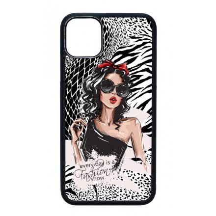 Fashion Show Girl Wild Beauty Animal Fashion Csajos Allat mintas iPhone 11 tok