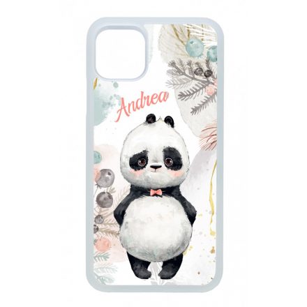 Édes kis Panda - Téli mintás iPhone 11 tok