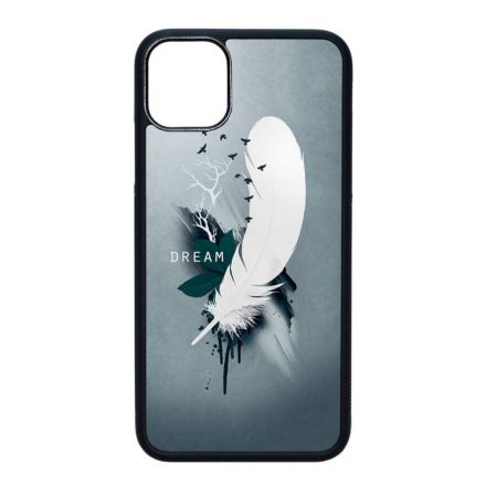 Dream - Álom - Feather, Tollas ajándék nőknek valentin napra iPhone 11 Pro Max (6.5) fekete tok