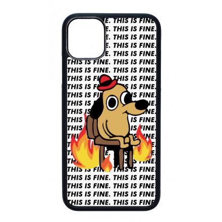 This is fine DOG kutyas meme iPhone 11 Pro Max tok