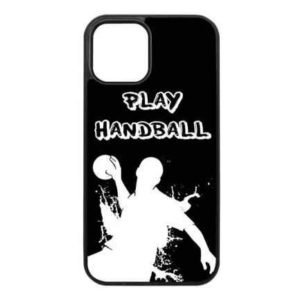 kézilabda kézilabdás kézizz handball iPhone 12 - 12 Pro fekete tok