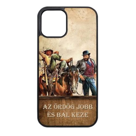 bud spencer és terence hill az ördög jobb és bal keze iPhone 12 - 12 Pro fekete tok