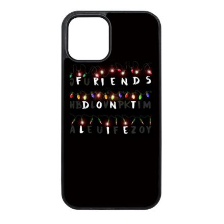 Friends dont lie - stranger things iPhone 12 - 12 Pro fekete tok