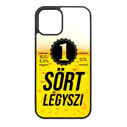 1 Sört Légyszi fesztival iPhone 12 - 12 Pro fekete tok