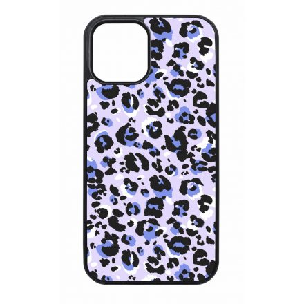 Purple Leopard Wild Beauty Animal Fashion Csajos Allat mintas iPhone 12 - 12 Pro tok