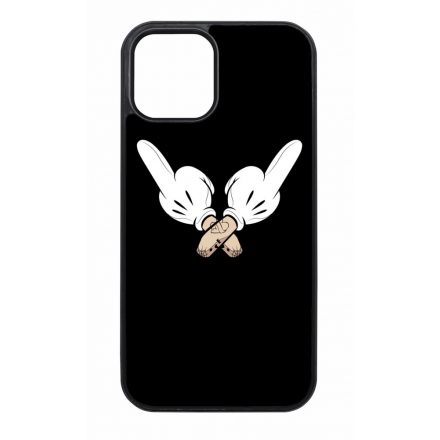 Anti social Mickey Antisocial Antiszocialis Meno Trendi iPhone 12 - 12 Pro tok