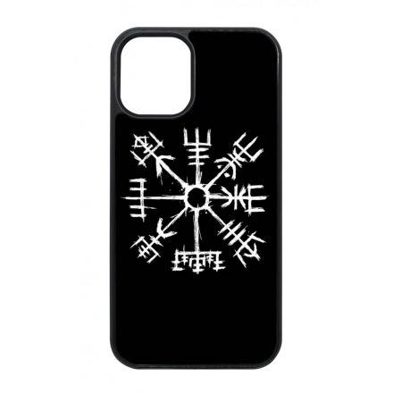 Black Vegvisir - Vikings iPhone 12 Mini tok