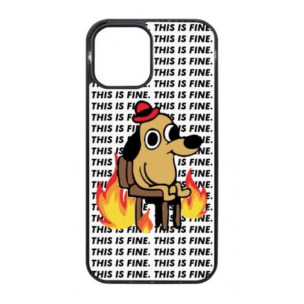 This is fine DOG kutyas meme iPhone 12 Pro Max tok