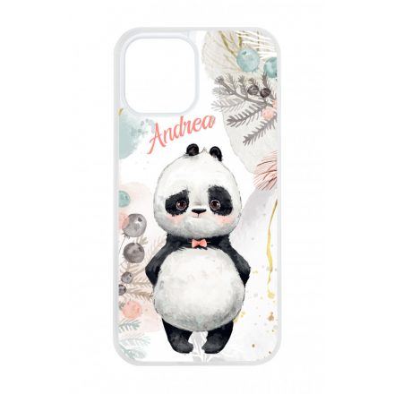 Édes kis Panda - Téli mintás iPhone 12 Pro Max tok