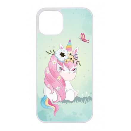 Édes unikornis és a Pillangó unicorn egyszarvú iPhone 13 tok