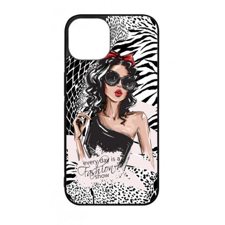 Fashion Show Girl Wild Beauty Animal Fashion Csajos Allat mintas iPhone 13 tok