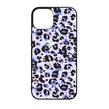 Purple Leopard Wild Beauty Animal Fashion Csajos Allat mintas iPhone 13 tok