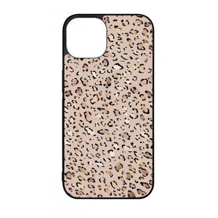 Rose Gold Leopard Wild Beauty Animal Fashion Csajos Allat mintas iPhone 13 tok