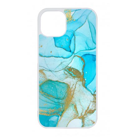 Ocean Blue Gold marvanyos marvany mintas iPhone 13 tok