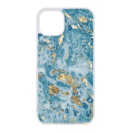 Blue Gold marvanyos marvany mintas iPhone 13 tok