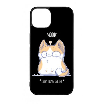 Cat Mood cicas macskas this is fine iPhone 13 tok