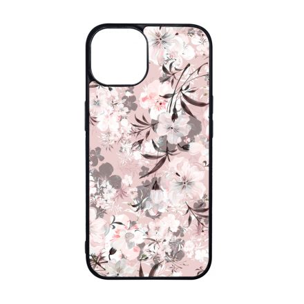 Puderpink tavaszi viragos iPhone 13 tok