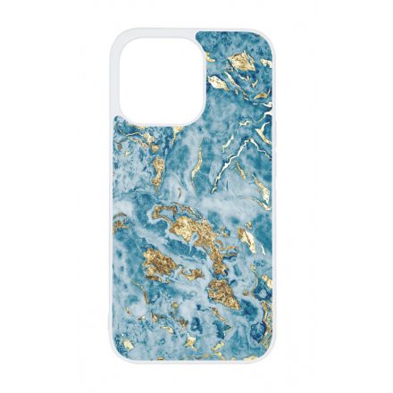 Blue Gold marvanyos marvany mintas iPhone 13 Pro tok