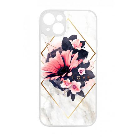 Marble Love marvany mintas viragos iPhone 14 Plus tok