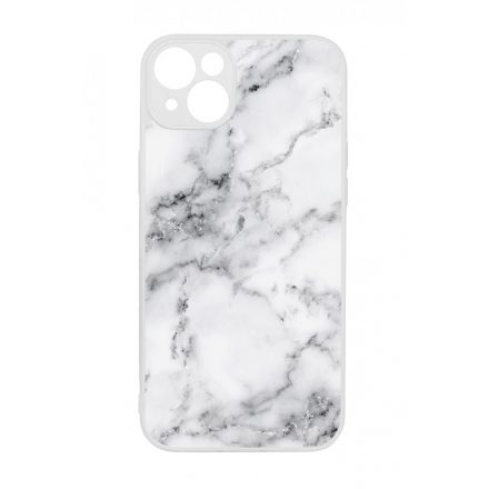 Luxury White marvanyos marvany mintas iPhone 14 Plus tok