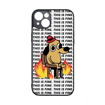 This is fine DOG kutyas meme iPhone 14 Plus tok