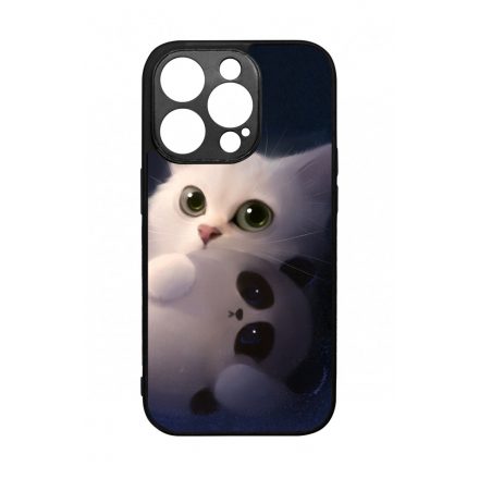 cica cicás macska macskás panda pandás iPhone 14 Pro tok