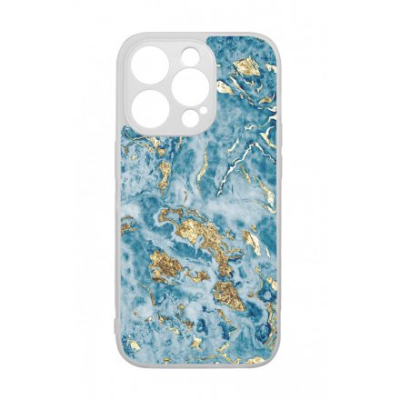 Blue Gold marvanyos marvany mintas iPhone 14 Pro tok