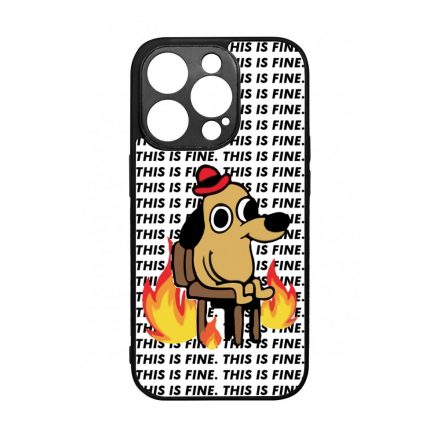 This is fine DOG kutyas meme iPhone 14 Pro tok