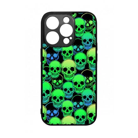 Green Skulls - Halloween iPhone 14 Pro tok