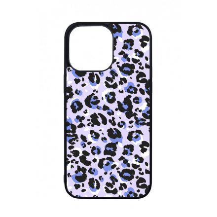 Purple Leopard Wild Beauty Csajos Allat mintas iPhone 14 Pro Max tok