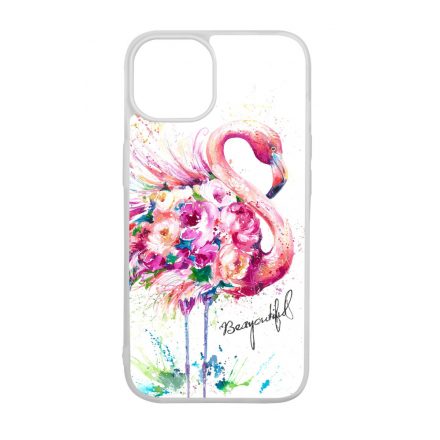 Álomszép Flamingo tropical summer nyári iPhone 15 tok