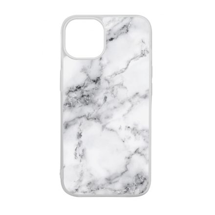 Luxury White marvanyos marvany mintas iPhone 15 tok