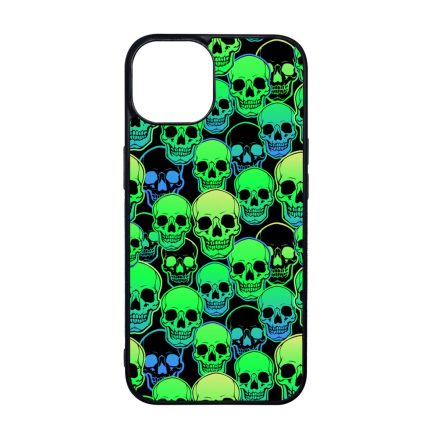 Green Skulls - Halloween iPhone 15 Pro tok