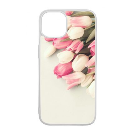 virágos tulipános tavaszi iPhone 15 Pro Max tok