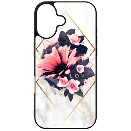 Marble Love marvany mintas viragos iPhone 16 tok