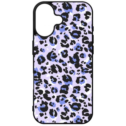 Purple Leopard Wild Beauty Csajos Allat mintas iPhone 16 tok