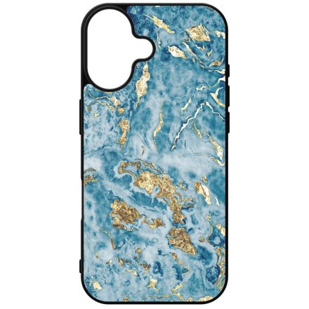 Blue Gold marvanyos marvany mintas iPhone 16 tok