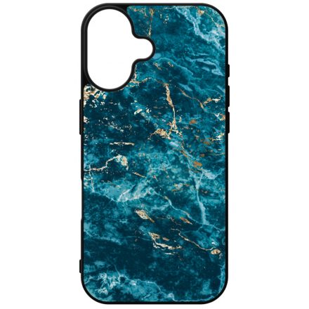 Blue Beauty marvanyos marvany mintas iPhone 16 tok