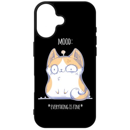 Cat Mood cicas macskas this is fine iPhone 16 tok