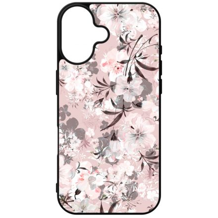 Puderpink tavaszi viragos iPhone 16 tok